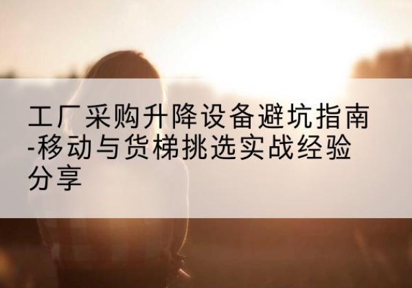 长丰移动式升降机怎么选-工厂采购升降设备避坑指南-移动与货梯挑选实战经验分享
