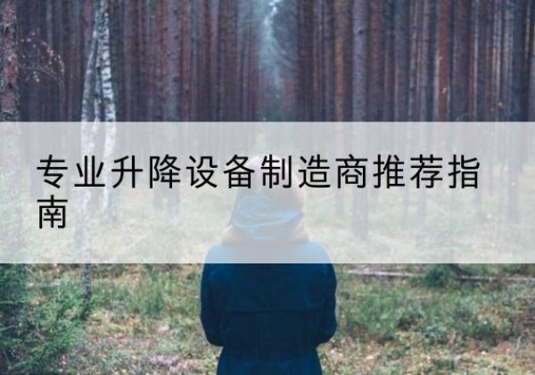 长丰电动剪叉升降平台厂家-专业升降设备制造商推荐指南